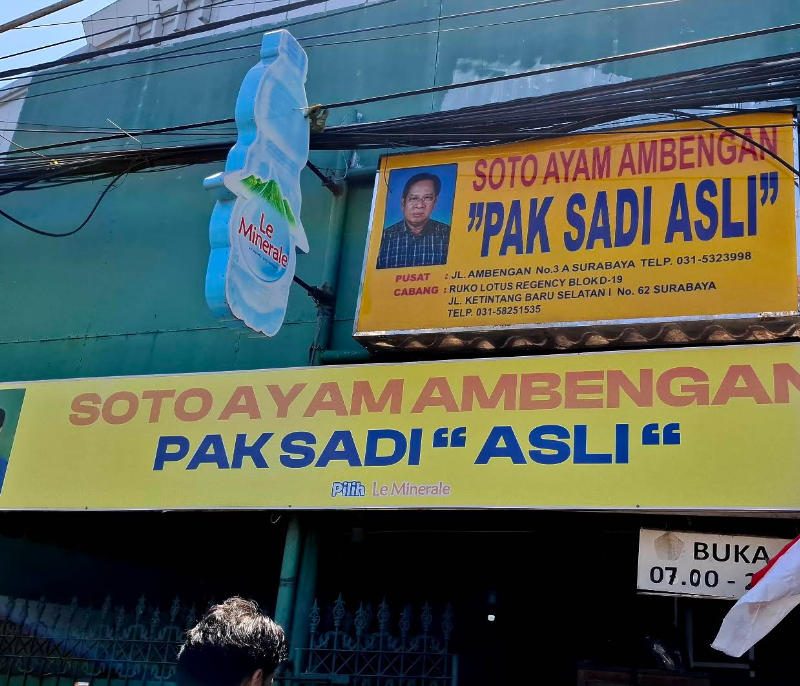 Soto Ambengan Pak Sadi Surabaya